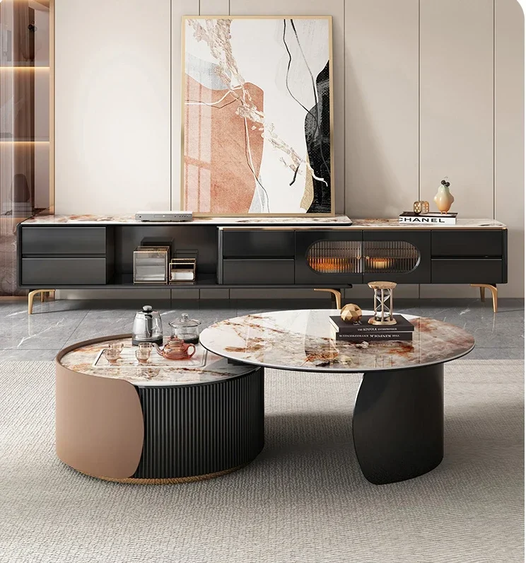 Stone Plate Coffee Table Light Luxury Modern Small Apartment Simple Home Living Room round Combination Tea Table
Stone Plate Coffee Table Light Luxury Modern Small Apartment Simple Home Living Room round Combination Tea Table