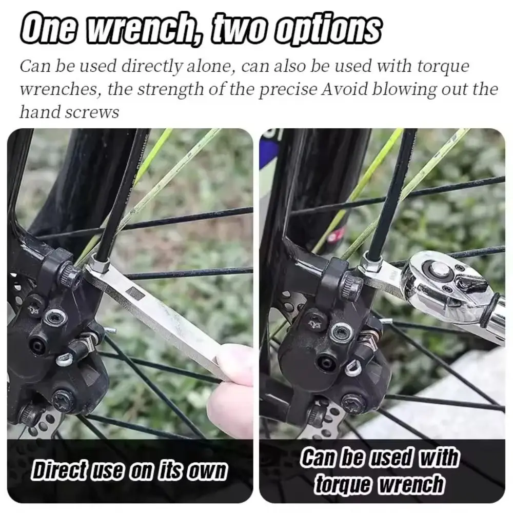 2 in 1 Mountain Bike Torque Wrench Steel High Hardness Bicycle Oil Pipe Torque Wrench Portable 7mm-8MM Open
2 in 1 Mountain Bike Torque Wrench Steel High Hardness Bicycle Oil Pipe Torque Wrench Portable 7mm-8MM Open