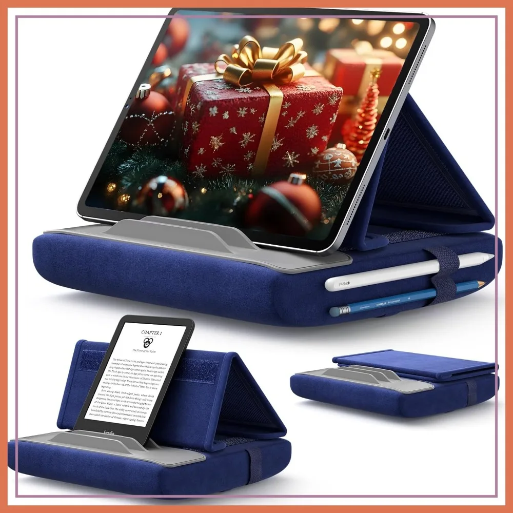 Versatile Tablet Pillow Stand for Lap, Bed & Desk, Fits 4-11'' Devices
Versatile Tablet Pillow Stand for Lap, Bed & Desk, Fits 4-11'' Devices