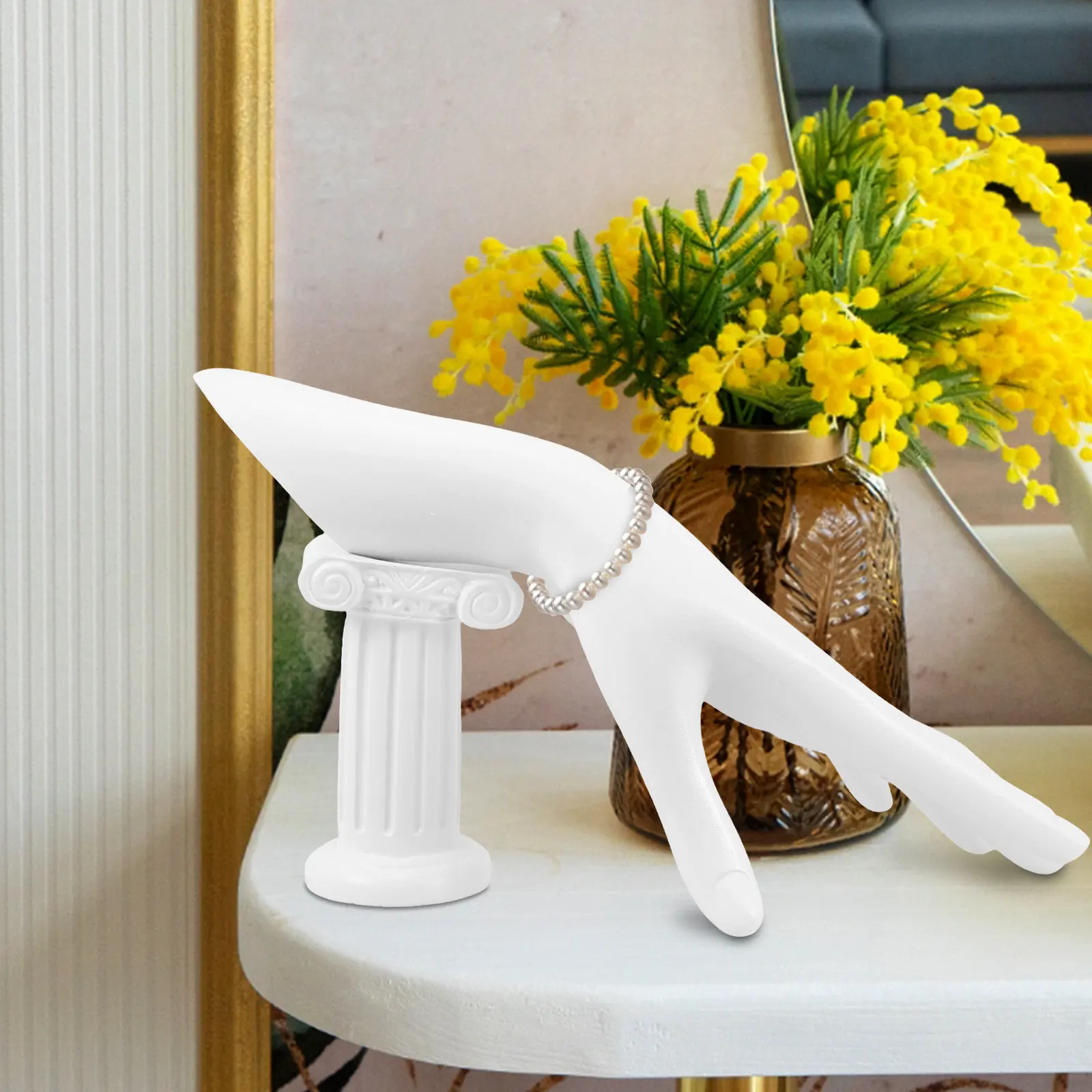 Подставка для украшений в форме руки из смолы: держатель для колец и браслетов, декор для дома, организации рабочего стола, украшение для магазина
Подставка для украшений в форме руки из смолы: держатель для колец и браслетов, декор для дома, организации рабочего стола, украшение для магазина