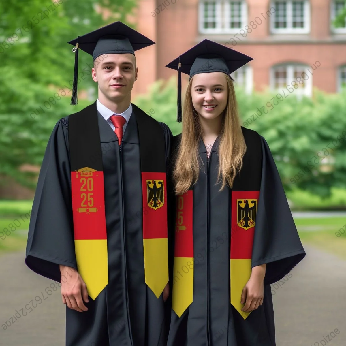 New Germany Flag Unisex Top Print Graduation Stole Sash Adult Plain Graduate Honor Stole Class of 2025
New Germany Flag Unisex Top Print Graduation Stole Sash Adult Plain Graduate Honor Stole Class of 2025