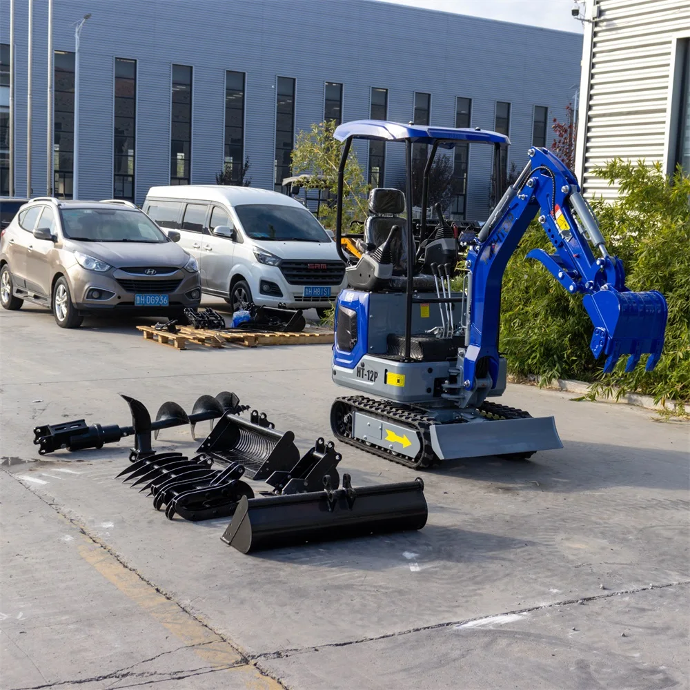 HT-12 Mini Excavator 1.2TON Chinese Micro Hydraulic New Machine Small Digger Plus Mini+Excavator
HT-12 Mini Excavator 1.2TON Chinese Micro Hydraulic New Machine Small Digger Plus Mini+Excavator