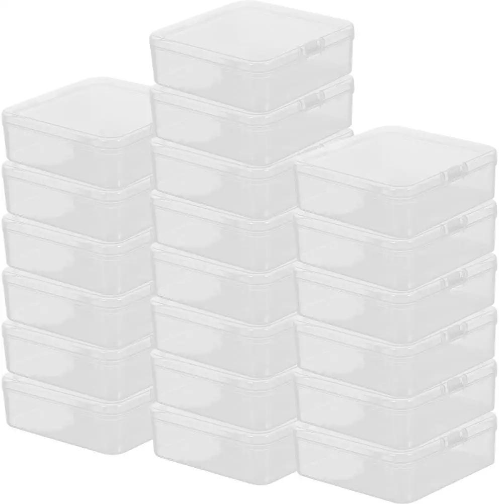 20 Pcs Storage Boxes Clear Plastic Small Containers for Jewelry Beads Screws Accessories Organization
20 Pcs Storage Boxes Clear Plastic Small Containers for Jewelry Beads Screws Accessories Organization