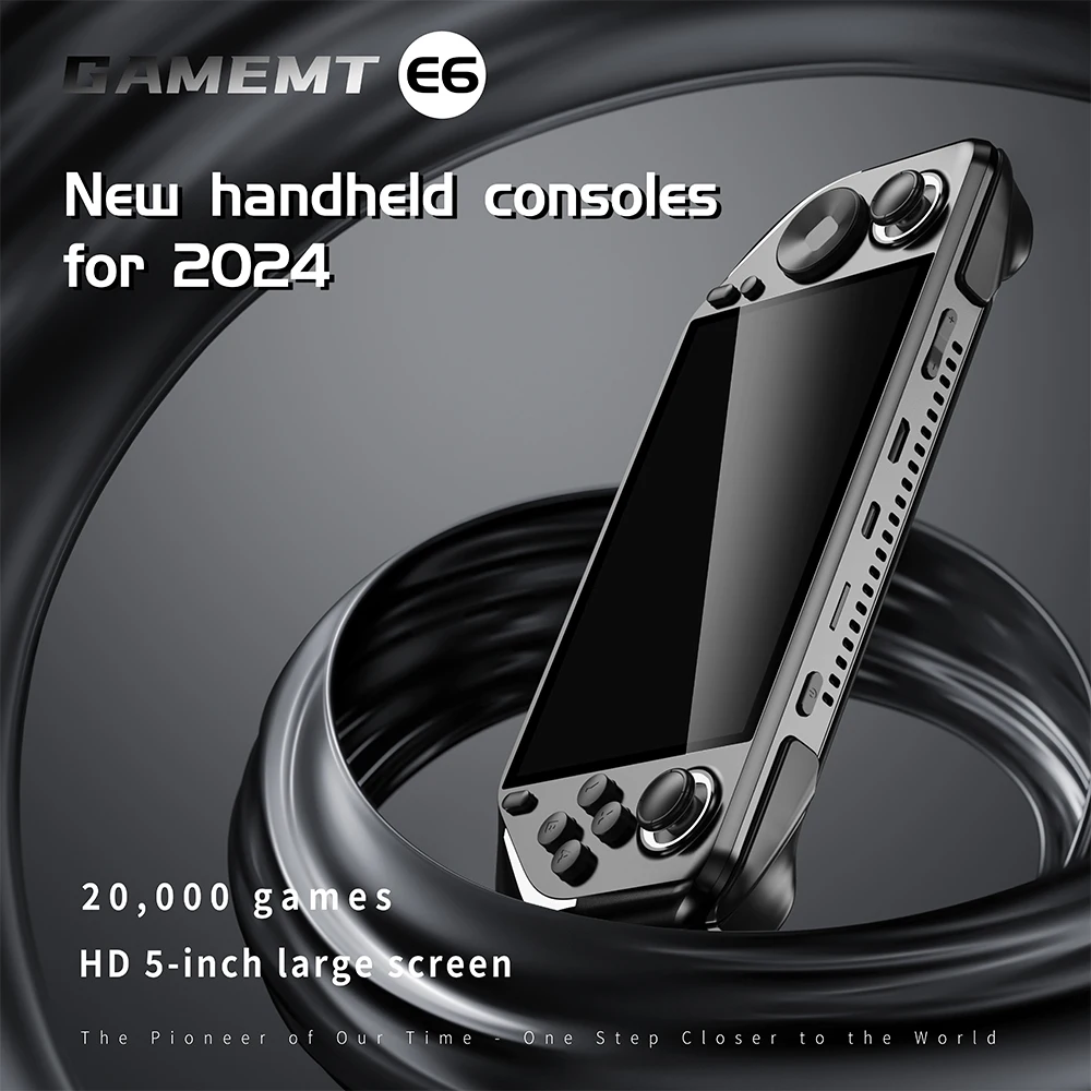 E6 handheld Game Console Gaming Machine Protable 5.0 inch HD Screen 128GB With 15000 Games PSP PS1 N64 Retro Games
E6 handheld Game Console Gaming Machine Protable 5.0 inch HD Screen 128GB With 15000 Games PSP PS1 N64 Retro Games