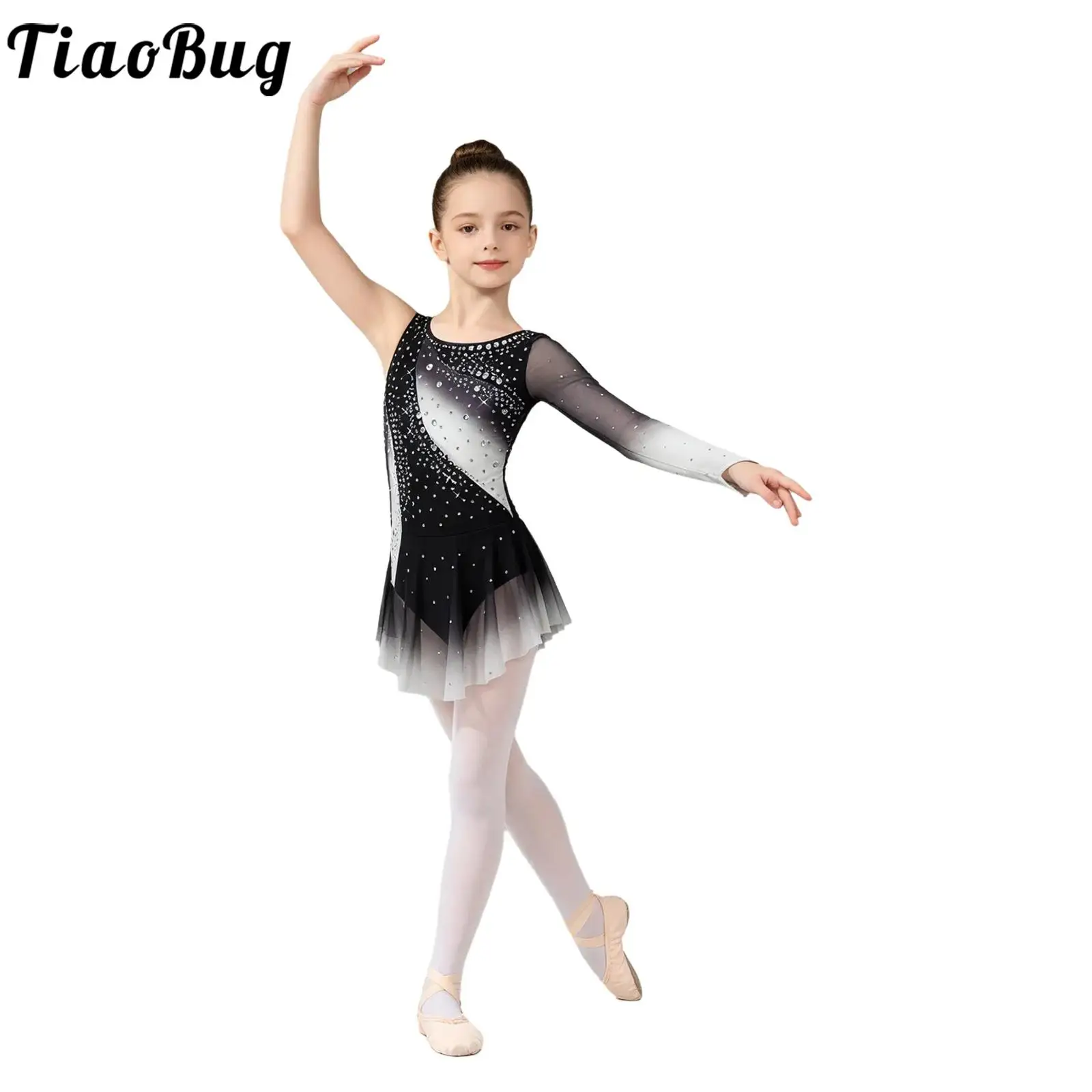 Teen Girls Lyrical Dance Figure Skating Costume Rhinestone One-shoulder Split Sheer Mesh Ballet Dress Rhythmic Gymnastic Leotard
Teen Girls Lyrical Dance Figure Skating Costume Rhinestone One-shoulder Split Sheer Mesh Ballet Dress Rhythmic Gymnastic Leotard
