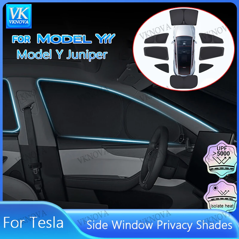 Upgrade Privacy Sunshade For Tesla New ModelYL/Y3 2026 2025Front Side Window Sun Shades Windwhield Blind Shading Outdoor Camping
Upgrade Privacy Sunshade For Tesla New ModelYL/Y3 2026 2025Front Side Window Sun Shades Windwhield Blind Shading Outdoor Camping