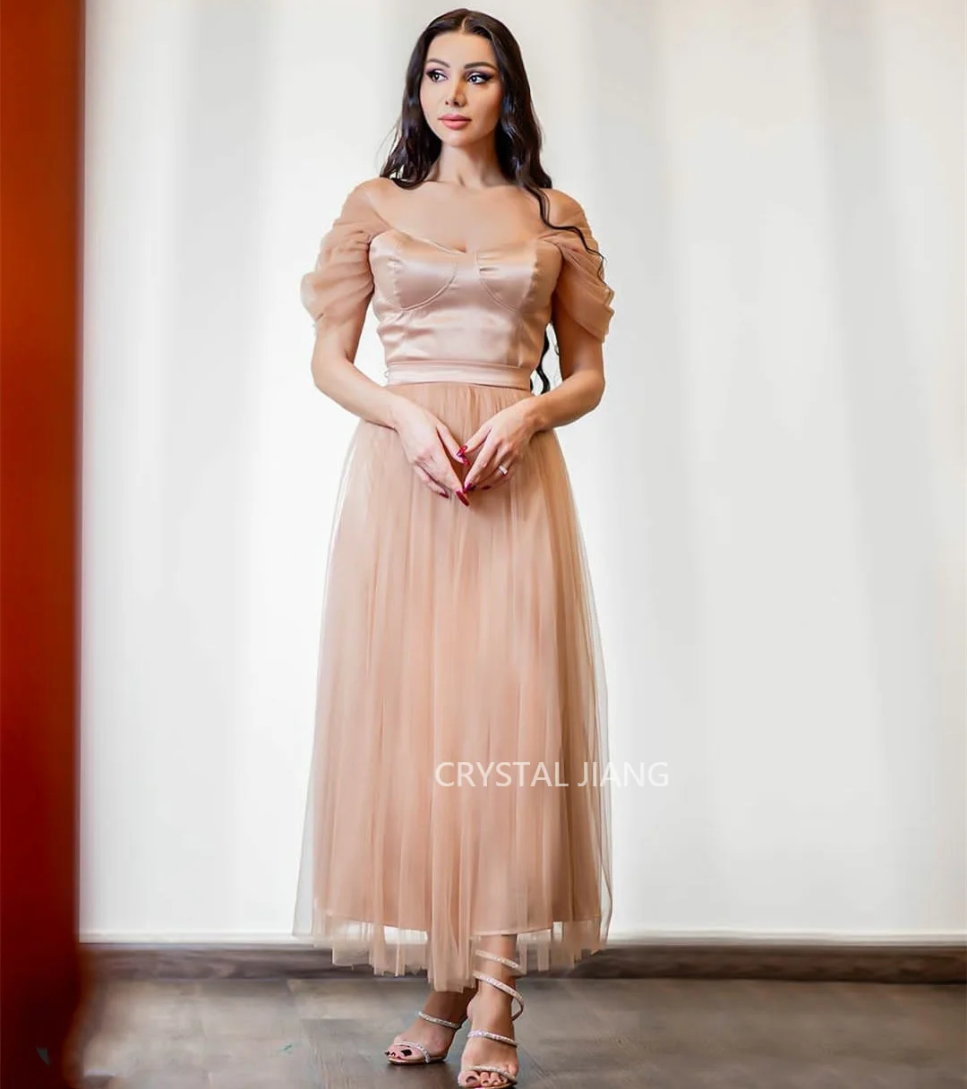 2023 New Arrival Short Pink Tulle Evening Dresses فساتين السهرة A-Line Ankle Length Prom Dress Robe de soirée for Women
2023 New Arrival Short Pink Tulle Evening Dresses فساتين السهرة A-Line Ankle Length Prom Dress Robe de soirée for Women