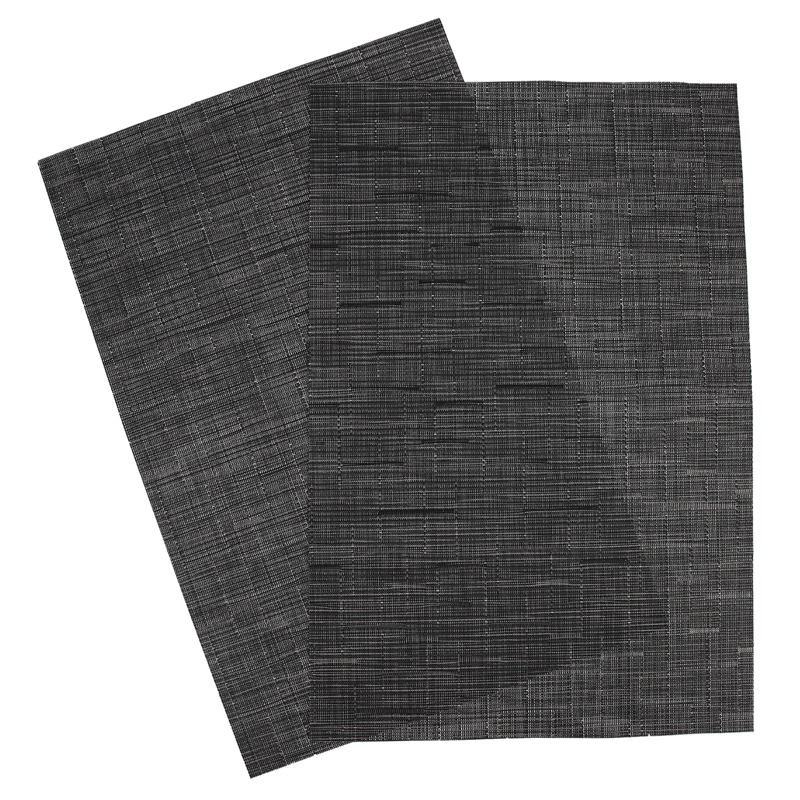 2Pcs PVC Placemats Heat Insulated Table Pads Protective Coasters Black Rectangular Home Restaurant Decor Place Mats Temperature
2Pcs PVC Placemats Heat Insulated Table Pads Protective Coasters Black Rectangular Home Restaurant Decor Place Mats Temperature