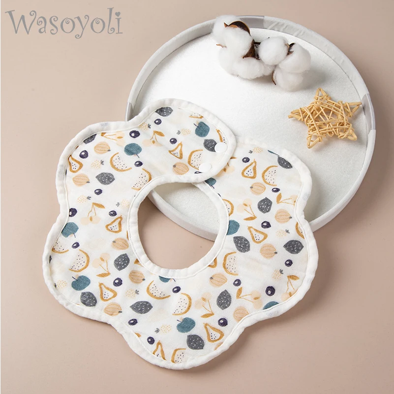 1 Piece Wasoyoli Flower Baby Bib 25*27CM Cute Infant Burp Cloths Colorful 100% Muslin Seersckuer Cotton Kids Scarf
1 Piece Wasoyoli Flower Baby Bib 25*27CM Cute Infant Burp Cloths Colorful 100% Muslin Seersckuer Cotton Kids Scarf