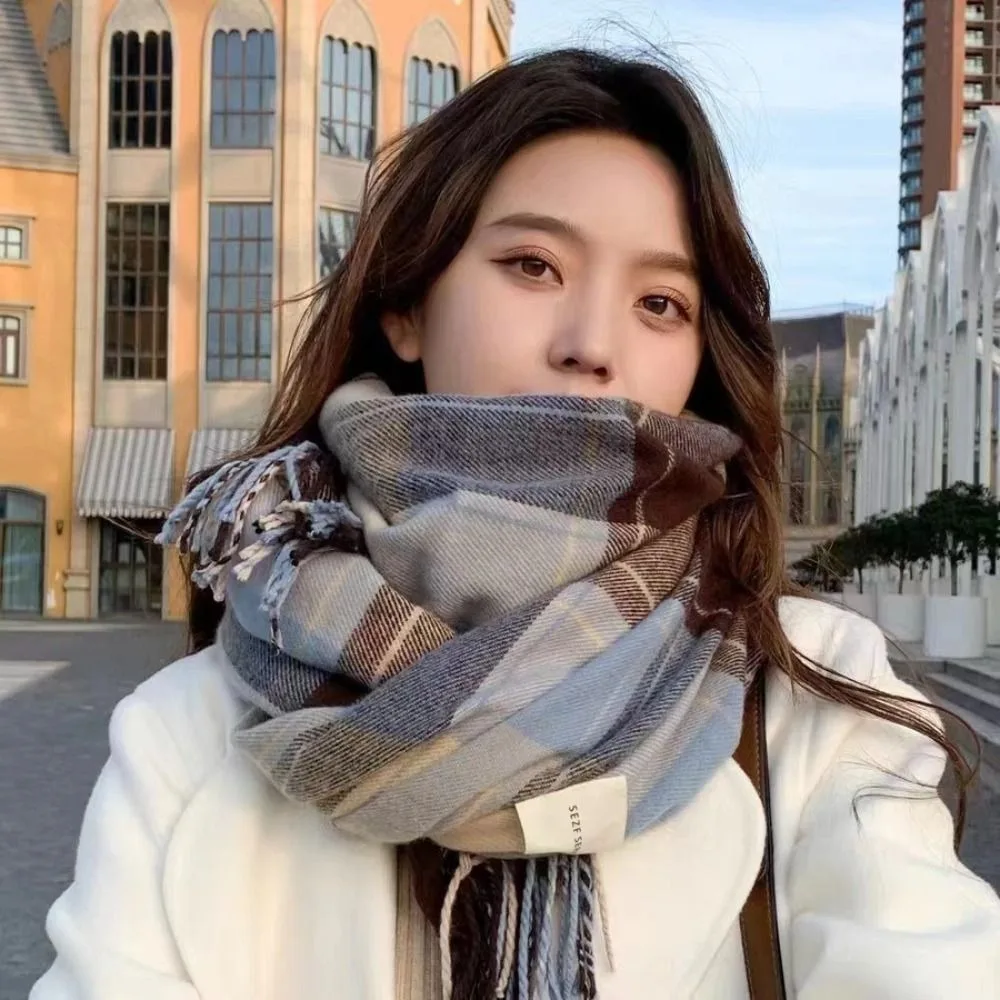 Thickened Knitted Wrap Shawls Pashmina Soft Winter Plaid Scarf New Design Print Warm Long Tassel Scarves for Women Girls
Thickened Knitted Wrap Shawls Pashmina Soft Winter Plaid Scarf New Design Print Warm Long Tassel Scarves for Women Girls