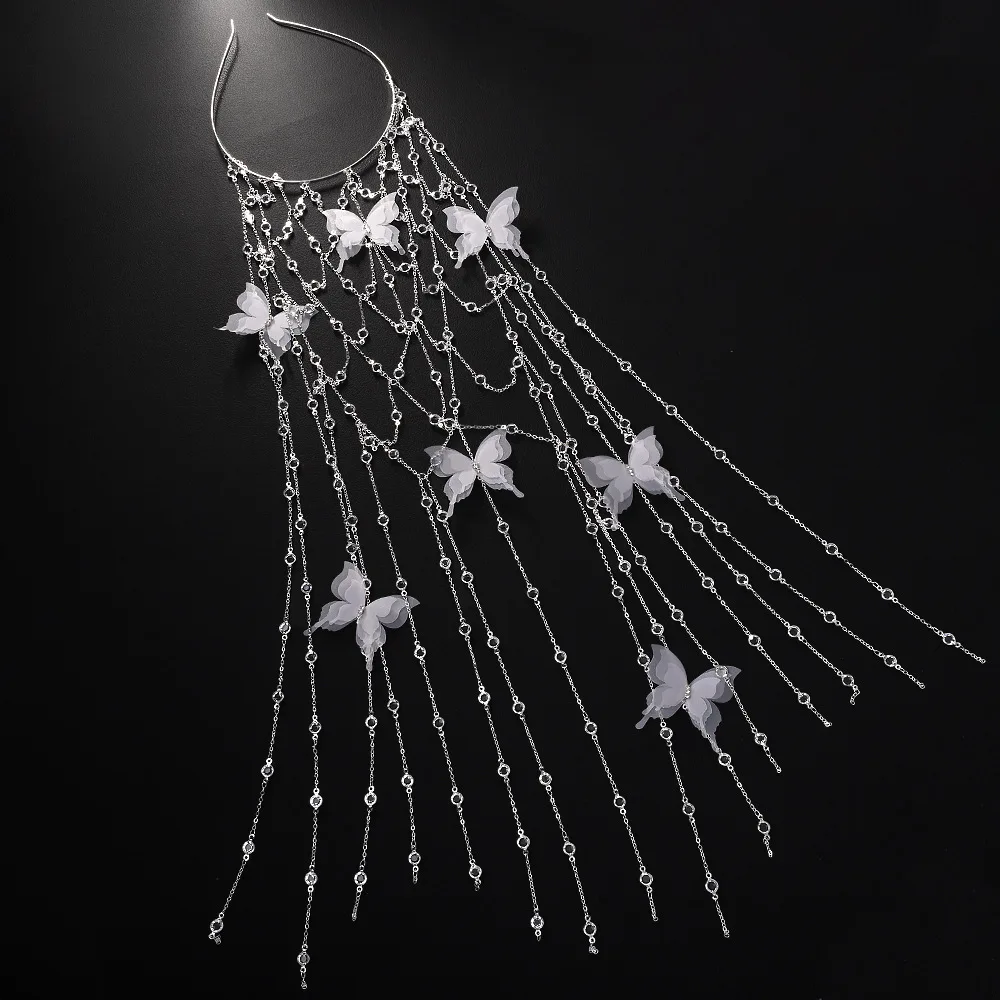 Butterfly Hair Chain Forest Style Headwaer Tassel Headband Bridal Evening Hair Jewelry Accessories Christmas Gifts for Women
Butterfly Hair Chain Forest Style Headwaer Tassel Headband Bridal Evening Hair Jewelry Accessories Christmas Gifts for Women