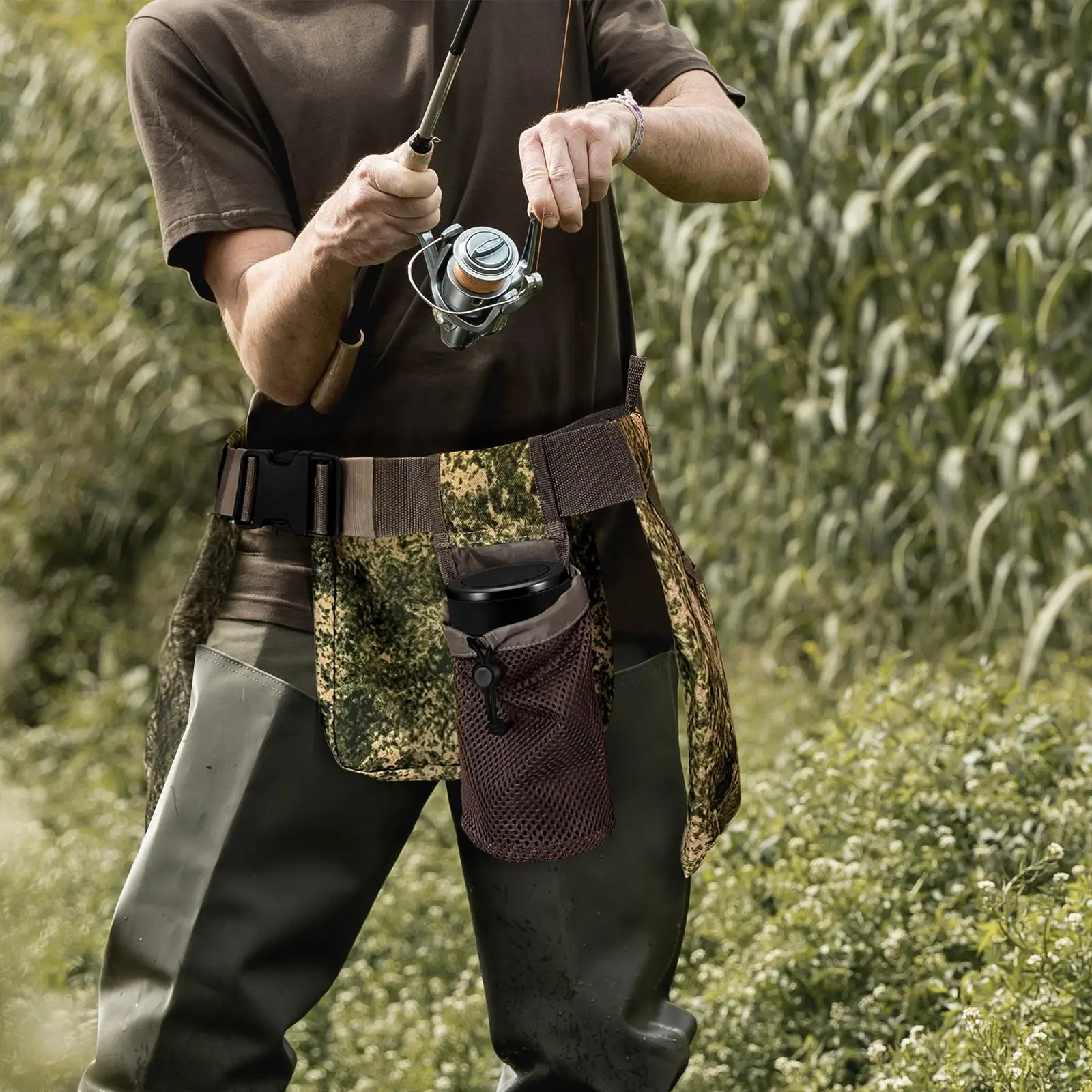 Waist Bag Multi Pockets Compact Molle Pouch for Hiking Camping Outdoor
Waist Bag Multi Pockets Compact Molle Pouch for Hiking Camping Outdoor