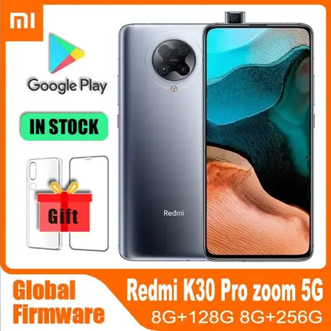 Xiaomi Redmi K30 Pro Zoom 5G Qualcomm Snapdragon 865 celular Smartphone global version full netcom android used phone