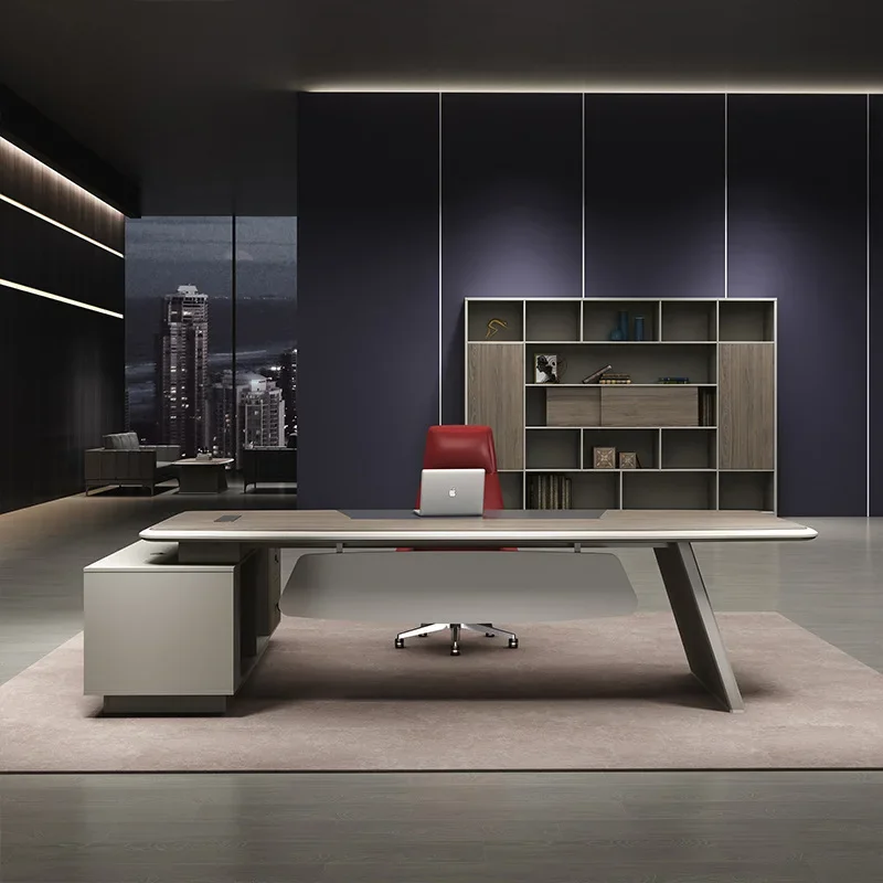 Simple Modern Executive Desk Chairman Light Luxury Office Desk Office Manager Supervisor Table Chair Combination
Simple Modern Executive Desk Chairman Light Luxury Office Desk Office Manager Supervisor Table Chair Combination