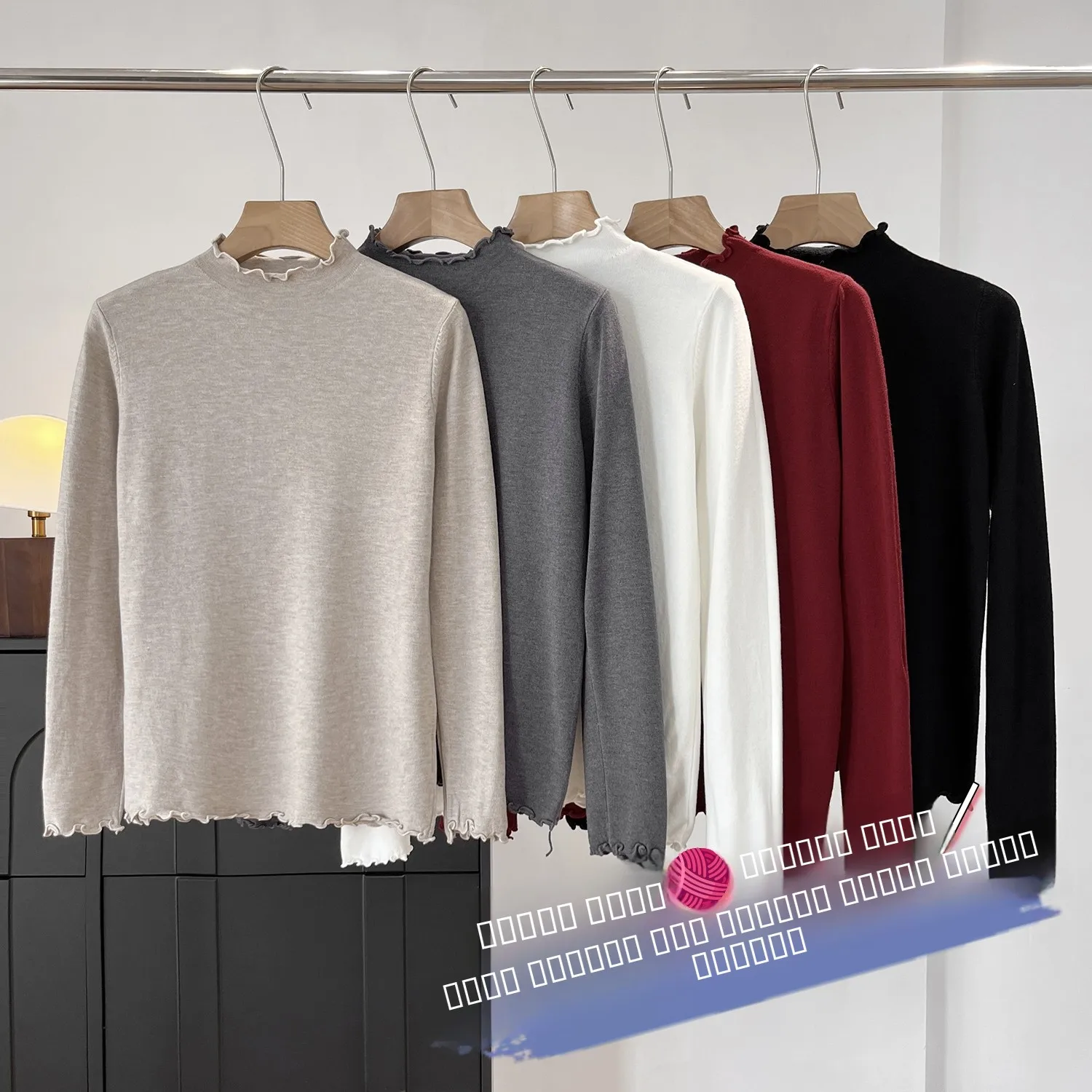 Мягкий вязаный свитер с длинными рукавами и высоким воротником, осенне-зимняя новинка, модный женский вязаный свитер
Мягкий вязаный свитер с длинными рукавами и высоким воротником, осенне-зимняя новинка, модный женский вязаный свитер