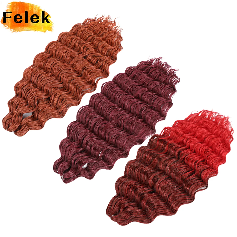 Burgundy Anna Curl Braiding Hair Extensions 24 Inch Synthetic Loose Deep Wave Crochet Braids Pink Water Wave Twist Knitted Hair
Burgundy Anna Curl Braiding Hair Extensions 24 Inch Synthetic Loose Deep Wave Crochet Braids Pink Water Wave Twist Knitted Hair