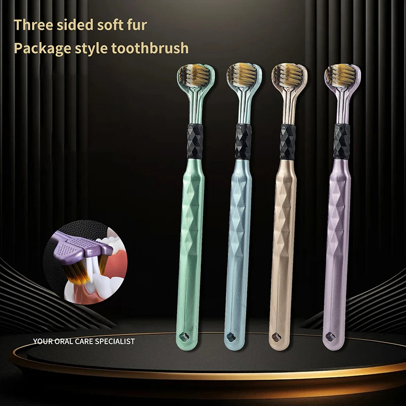 2Pcs Three Sided Soft Hair Tooth Toothbrush Adult Toothbrush Ultra Fine Soft Bristle Oral Care Toothbrush For Oral Health Clean
2Pcs Three Sided Soft Hair Tooth Toothbrush Adult Toothbrush Ultra Fine Soft Bristle Oral Care Toothbrush For Oral Health Clean