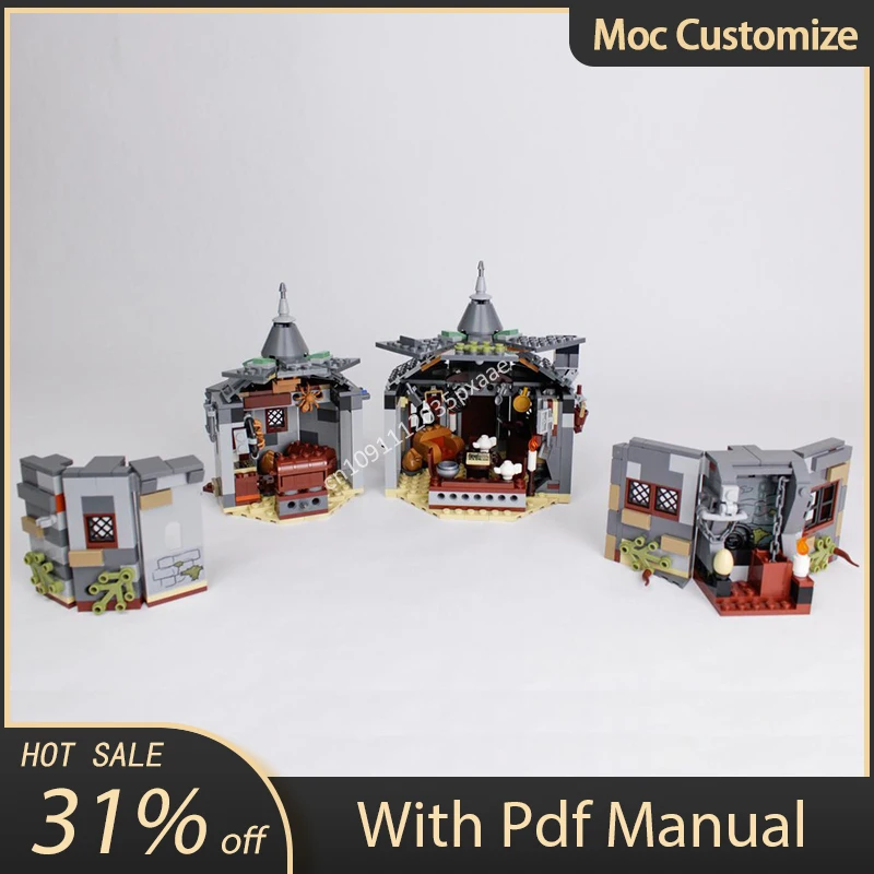 792pcs Moc Hagrids Hut W/Back Building Blocks Compatible 75947 DIY Assembly Bricks Toys Kids Educational Christmas Gift
792pcs Moc Hagrids Hut W/Back Building Blocks Compatible 75947 DIY Assembly Bricks Toys Kids Educational Christmas Gift