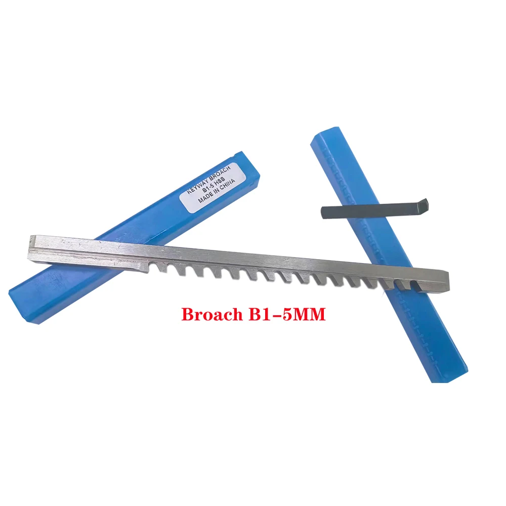 5mm B1 Push-Type Keyway Broach Metric Sized with Shim High Speed Steel Cutting Tool for CNC Machine
5mm B1 Push-Type Keyway Broach Metric Sized with Shim High Speed Steel Cutting Tool for CNC Machine