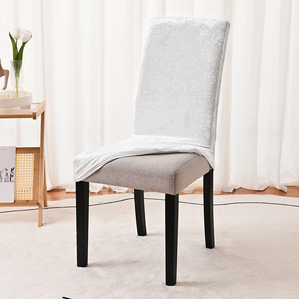 Elastic Chair Cover Golden Cashmere Buckle Anti Stain Home Decor L Size Slipcover Dining Room Chair Protector
Elastic Chair Cover Golden Cashmere Buckle Anti Stain Home Decor L Size Slipcover Dining Room Chair Protector