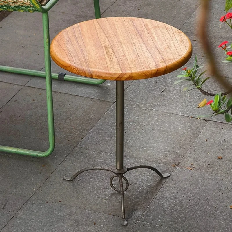 Vintage Round Coffee Table - Solid Wood Nordic Retro Side Table, Compact Designer Center Table for Small Spaces, Cafe & Bar
Vintage Round Coffee Table - Solid Wood Nordic Retro Side Table, Compact Designer Center Table for Small Spaces, Cafe & Bar