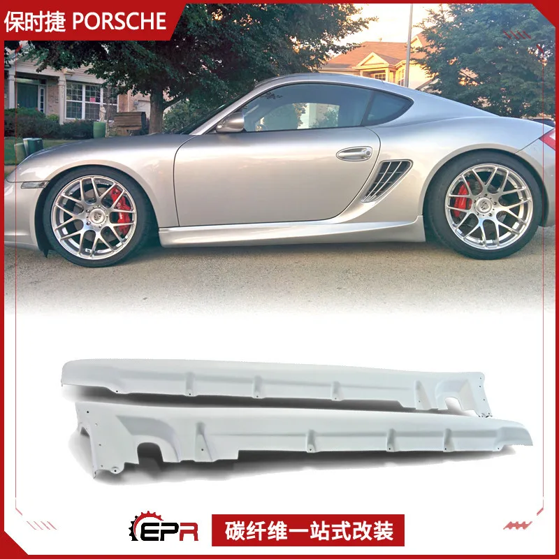 Applicable to Porsche Cayman 987 carbon fiber modification TA model, side skirt, body side shovel skirt addition
Applicable to Porsche Cayman 987 carbon fiber modification TA model, side skirt, body side shovel skirt addition