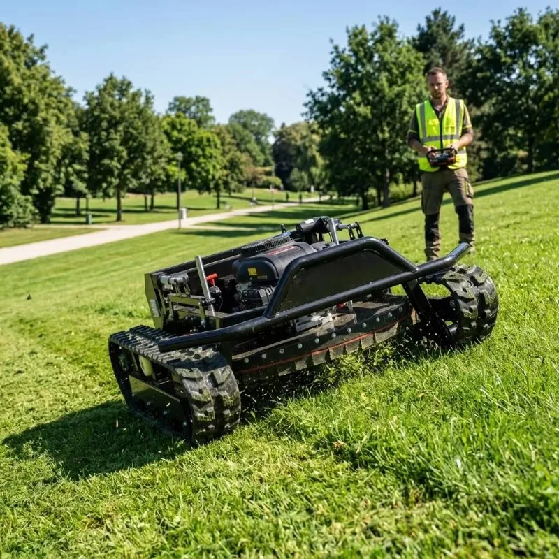 Professional Grade Lawn Mower Remote Control Zero Turn Crawler Lawn Mower
Professional Grade Lawn Mower Remote Control Zero Turn Crawler Lawn Mower