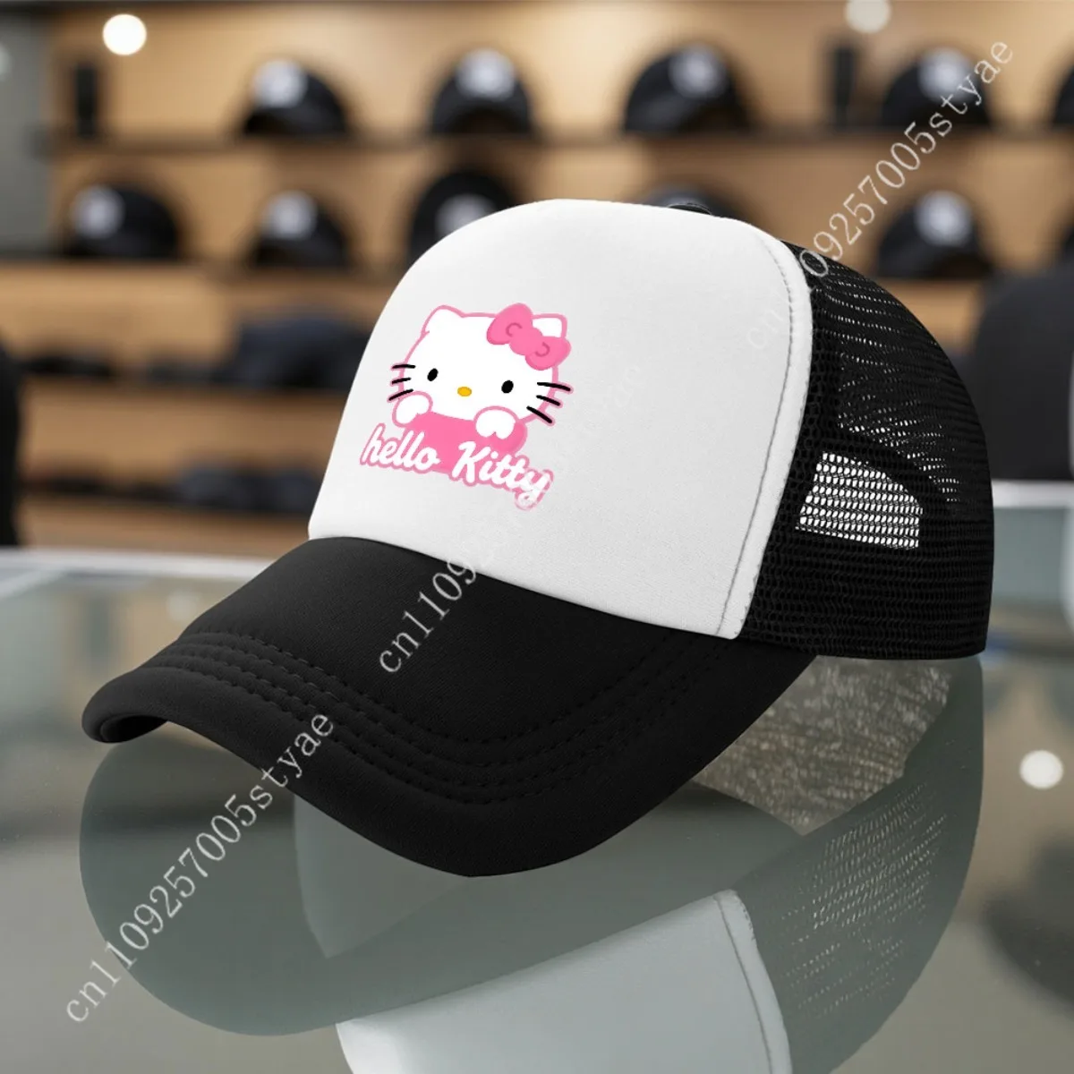 Кепка Sanrio Hello Kitty, 1 шт., модная, в стиле хип-хоп, из полиэстера, с уникальным принтом, для пар, уличная мода, для скейтбординга - регулируемая, универсальная
Кепка Sanrio Hello Kitty, 1 шт., модная, в стиле хип-хоп, из полиэстера, с уникальным принтом, для пар, уличная мода, для скейтбординга - регулируемая, универсальная