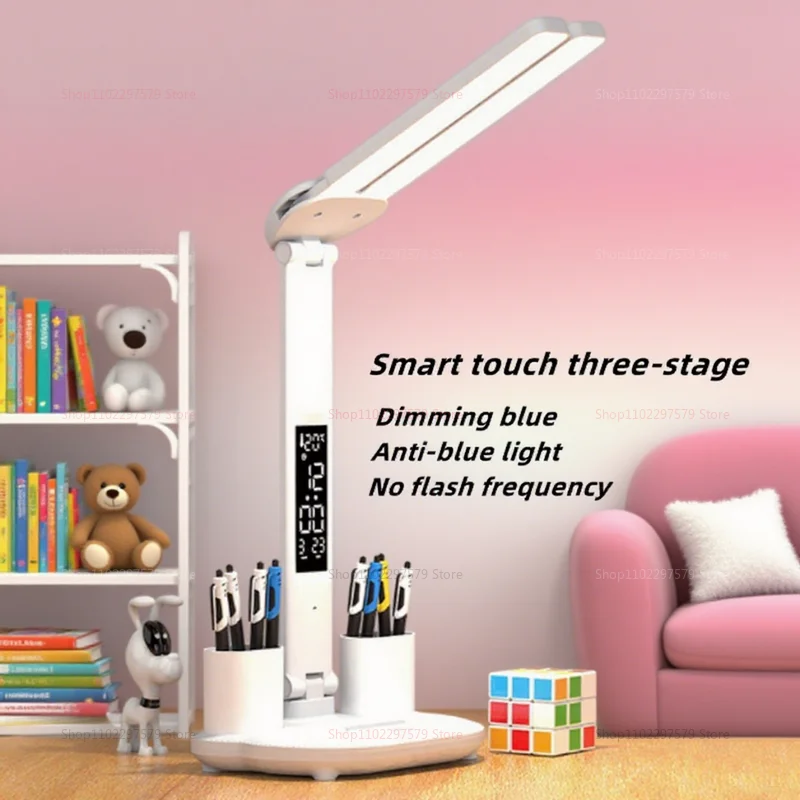 LED Table Lamp Eye Protection Touch Dimming Desk Light with USB Charging Foldable Bedside Kids Study Lamp for Bedroom Office
LED Table Lamp Eye Protection Touch Dimming Desk Light with USB Charging Foldable Bedside Kids Study Lamp for Bedroom Office