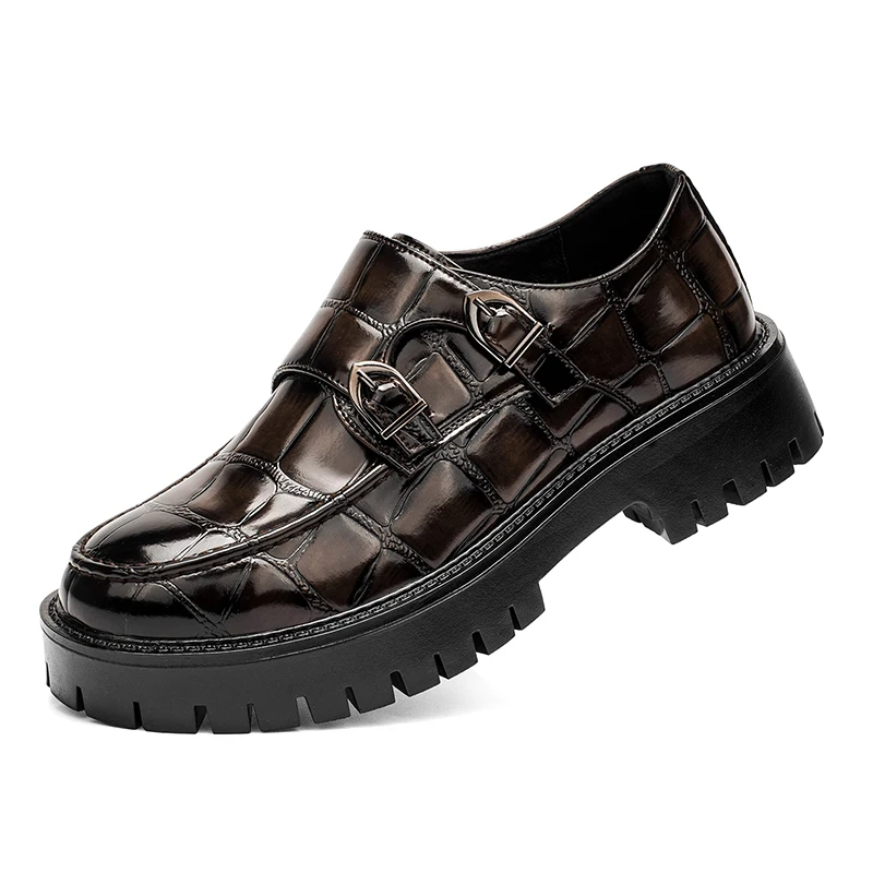 Мужские лоферы без шнуровки на платформе, увеличивающие рост, кожаная обувь на толстой подошве, офисная официальная деловая повседневная удобная обувь для свадебной вечеринки
Мужские лоферы без шнуровки на платформе, увеличивающие рост, кожаная обувь на толстой подошве, офисная официальная деловая повседневная удобная обувь для свадебной вечеринки