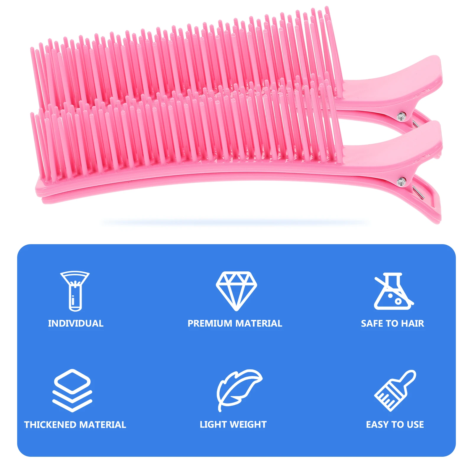 2 Pcs Hairdressing Clips Sectioning Hair Clip Salon Clip for Dyeing Haircut Lightweight Travel Use Comb Hair Salon Clips
2 Pcs Hairdressing Clips Sectioning Hair Clip Salon Clip for Dyeing Haircut Lightweight Travel Use Comb Hair Salon Clips