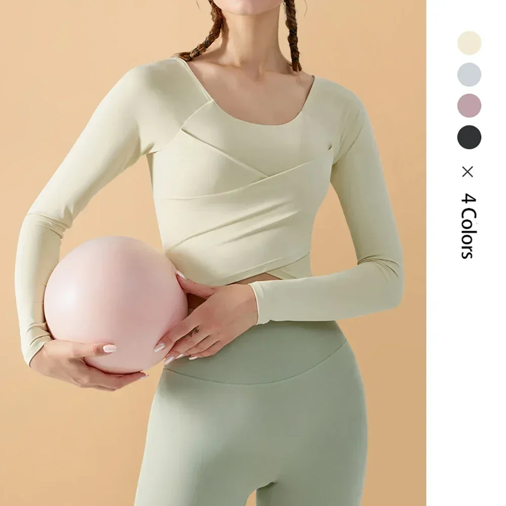 Yoga Sport Top Women Long Sleeve Fitness Shirts Slim Tights Crop Top Gym Shirt Workout Women Clothing Yoga Tops
Yoga Sport Top Women Long Sleeve Fitness Shirts Slim Tights Crop Top Gym Shirt Workout Women Clothing Yoga Tops