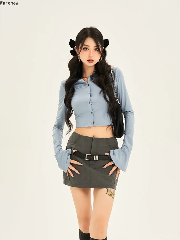 2023 Summer Hotsweet Style Solid Color Suit Skirts Women's Casual High Waist Slim Fit A-line Streetwear All-match Mini Skirt
2023 Summer Hotsweet Style Solid Color Suit Skirts Women's Casual High Waist Slim Fit A-line Streetwear All-match Mini Skirt
