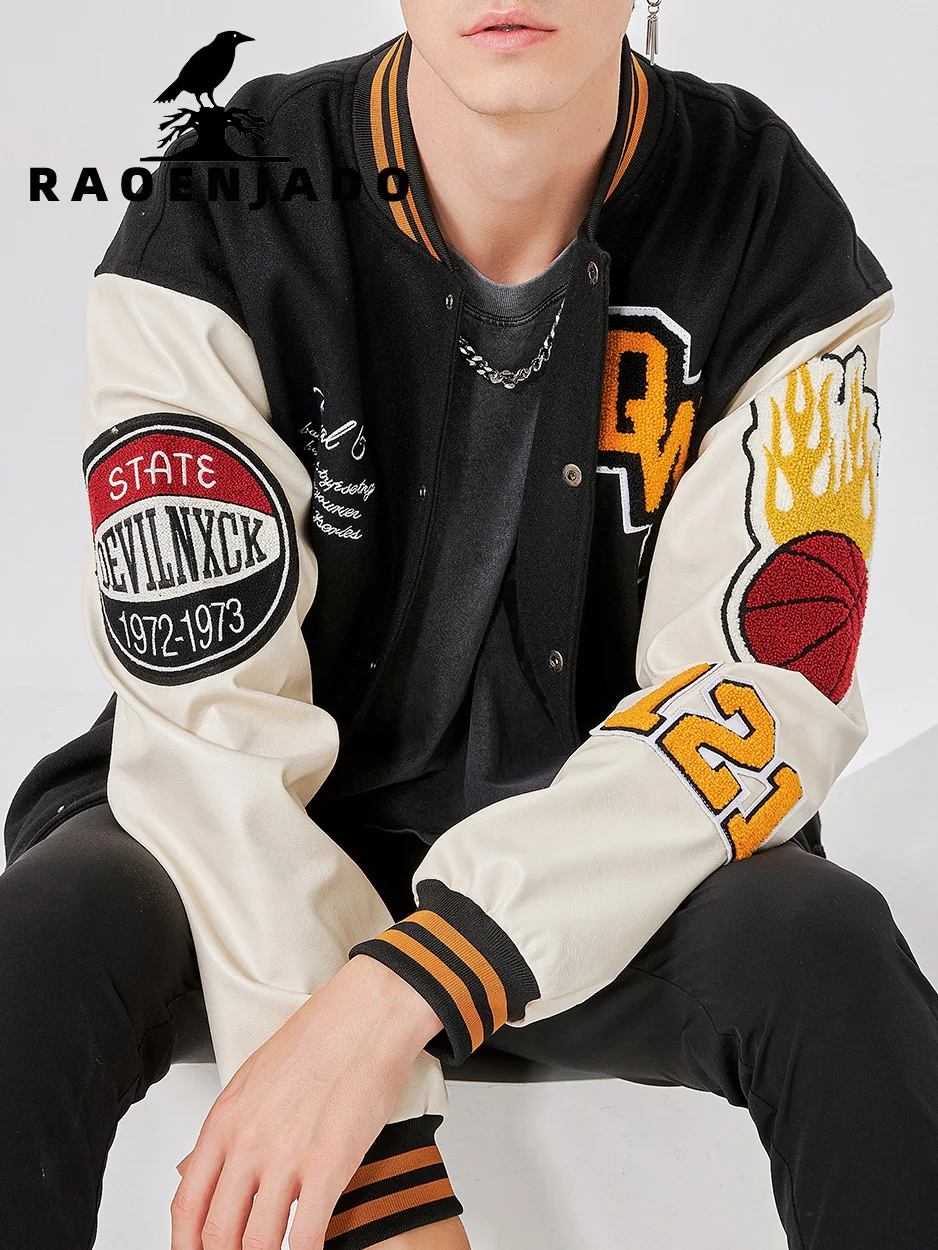 Мужская куртка-бомбер из искусственной кожи больших размеров для мотоциклистов, весенне-осенняя, свободного кроя, повседневная, с вышивкой и буквенным принтом, верхняя одежда
Мужская куртка-бомбер из искусственной кожи больших размеров для мотоциклистов, весенне-осенняя, свободного кроя, повседневная, с вышивкой и буквенным принтом, верхняя одежда