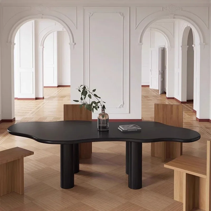 Household Stand Dining Table Restaurant Italian Black Floor Dining Table Wooden Kitchen Mesa Dobravel Portatil House Decoration
Household Stand Dining Table Restaurant Italian Black Floor Dining Table Wooden Kitchen Mesa Dobravel Portatil House Decoration