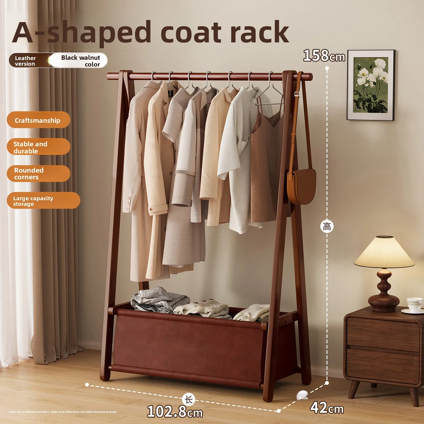 Firm Floor-to-ceiling coat rack, bedroom home storage, living room entrance foldable door rack, simple hanger
Firm Floor-to-ceiling coat rack, bedroom home storage, living room entrance foldable door rack, simple hanger