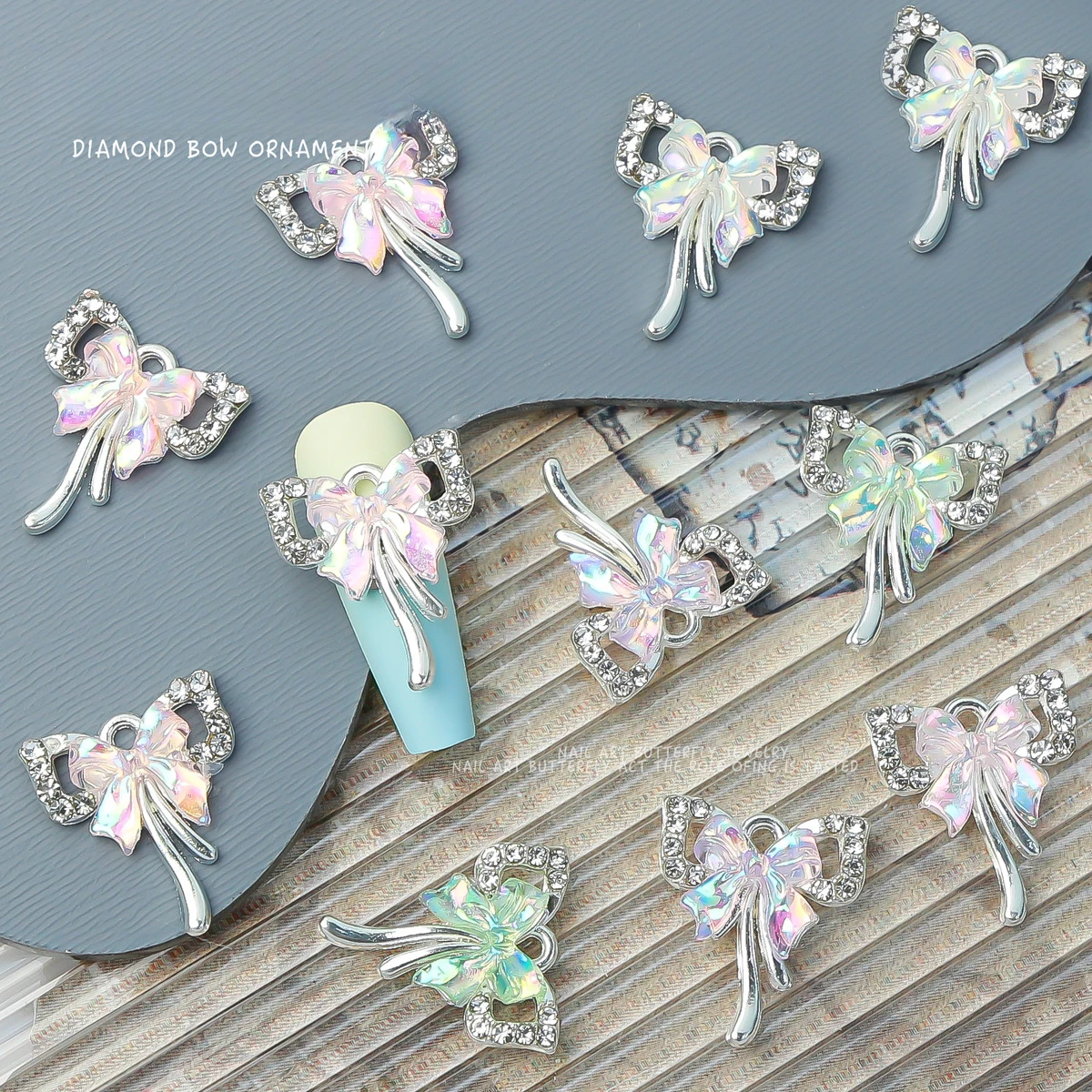 10pcs/Bag 3D Nail Rhinestones Butterfly Rainbow Nail Charming Maniucre Tips DIY Accessories
10pcs/Bag 3D Nail Rhinestones Butterfly Rainbow Nail Charming Maniucre Tips DIY Accessories