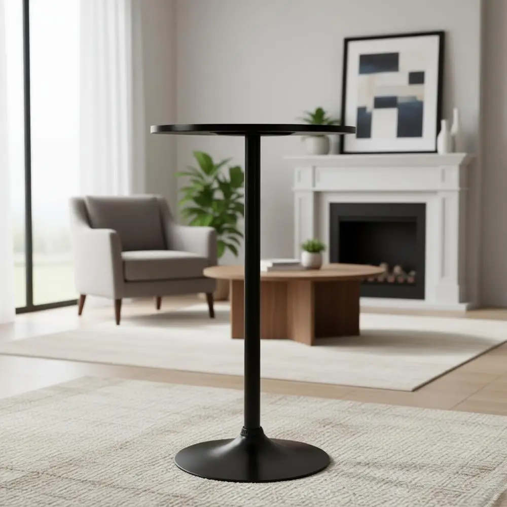 Круглый высокий коктейльный стол (40 дюймов) - идеально подходит для бистро, пабов, дома и кухни
Круглый высокий коктейльный стол (40 дюймов) - идеально подходит для бистро, пабов, дома и кухни