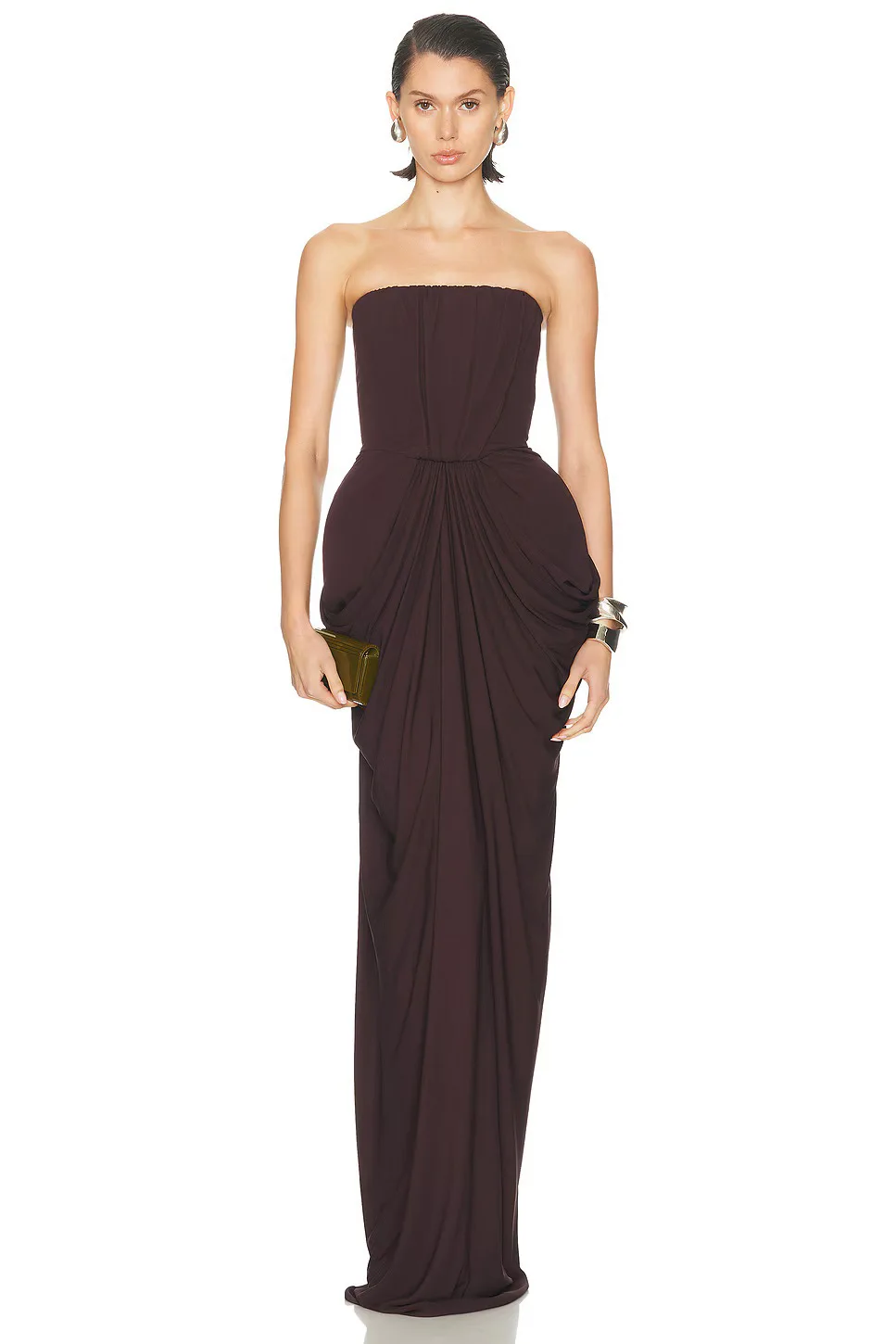 2026 Women Summer Celebrity New Strapless Ruched Coffee Midi Bodycon Bandage Dress Elegant Evening Club Party Dress
2026 Women Summer Celebrity New Strapless Ruched Coffee Midi Bodycon Bandage Dress Elegant Evening Club Party Dress