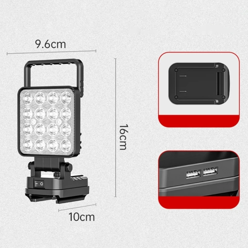 3000Lumens LED Work Light With Overloads Protections For Fishing Hiking Light
3000Lumens LED Work Light With Overloads Protections For Fishing Hiking Light