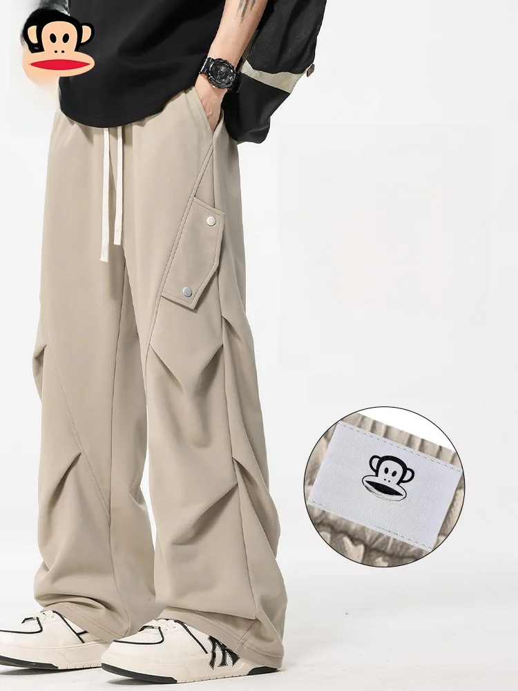 PaulFrank Outdoor Workwear Cargo Pants Men's Loose Wide Leg Casual Trousers Spring Trendy Brand Antistatic Straight Tube
PaulFrank Outdoor Workwear Cargo Pants Men's Loose Wide Leg Casual Trousers Spring Trendy Brand Antistatic Straight Tube