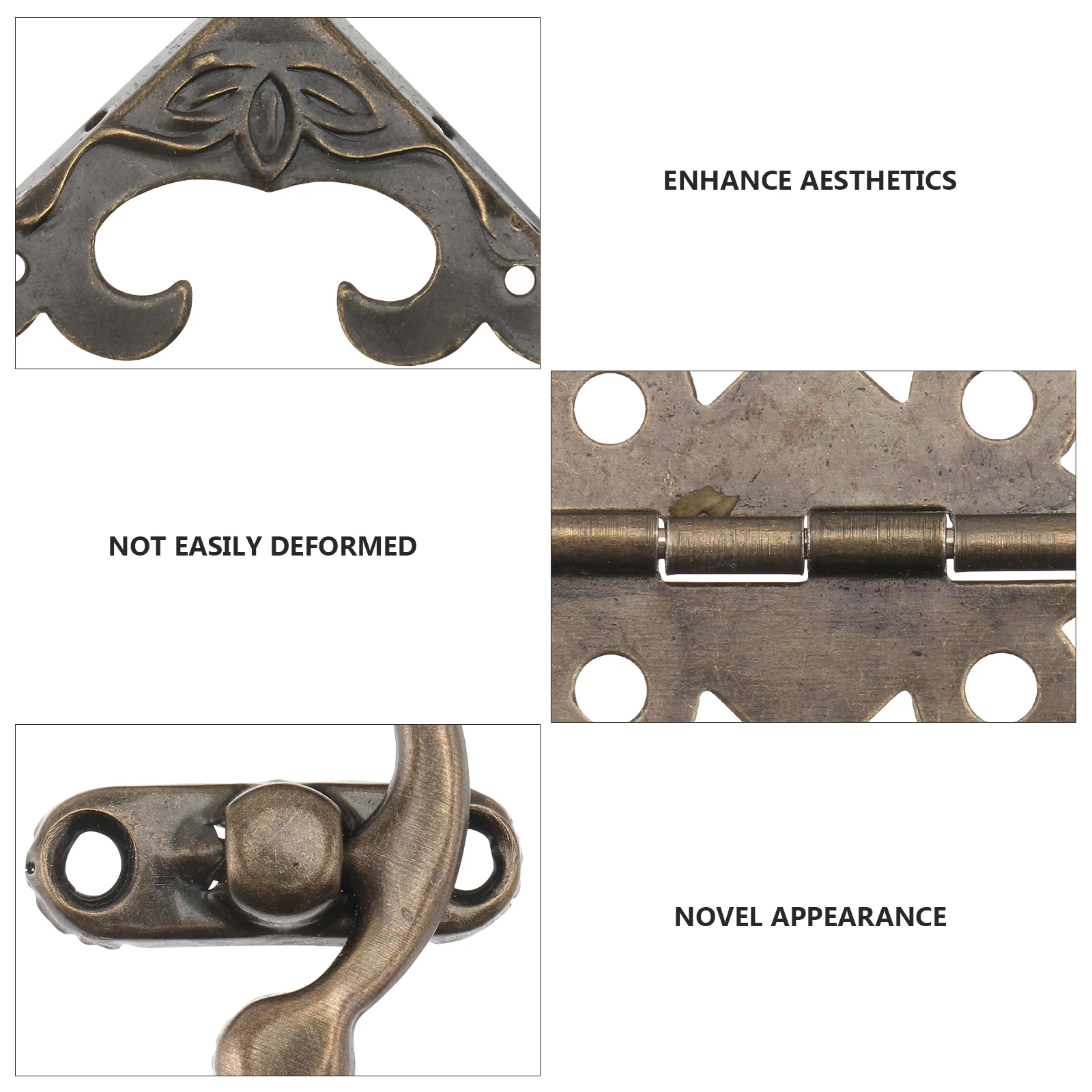 1set 1Set Retro Wood Box Latch Corner Protectors For Jewelry Box Packing Buckle Iron Safety Bumpers Decorative Lock Hasp
1set 1Set Retro Wood Box Latch Corner Protectors For Jewelry Box Packing Buckle Iron Safety Bumpers Decorative Lock Hasp