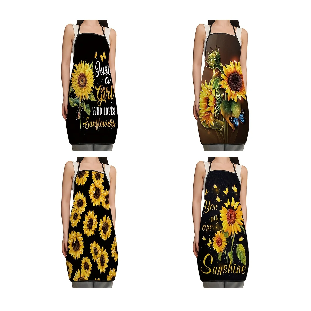 Sunflower Print Apron Durable Polyester Kitchen Apron with Vibrant Floral Design for Cooking Baking Gardening Cute Apron
Sunflower Print Apron Durable Polyester Kitchen Apron with Vibrant Floral Design for Cooking Baking Gardening Cute Apron