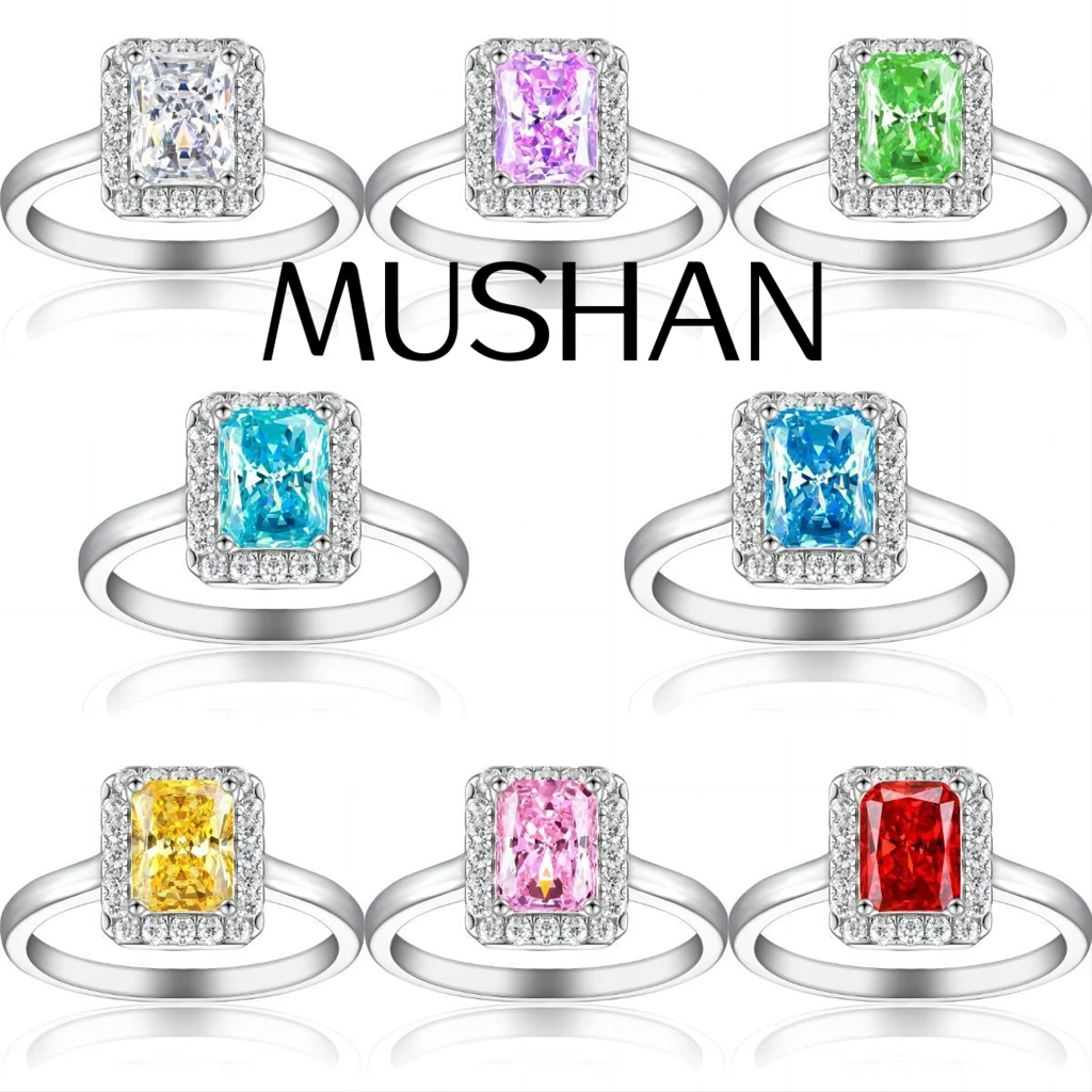 MuShan Jewelry 925 Sterling Silver Ring Wedding Band High Carbon Diamond Modern Style Premium Jewelry Women Rings Fine Jewelry
MuShan Jewelry 925 Sterling Silver Ring Wedding Band High Carbon Diamond Modern Style Premium Jewelry Women Rings Fine Jewelry