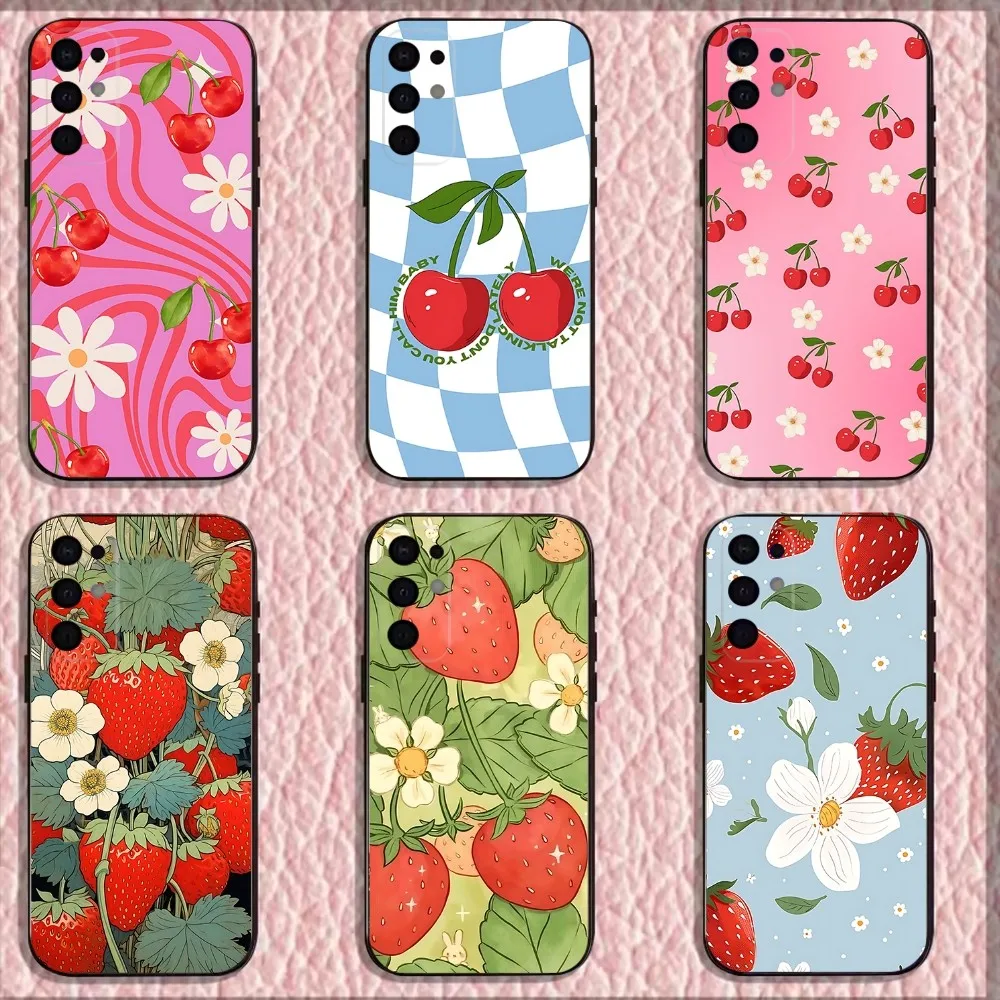 Fruit Strawberry Cherry Phone Case For Samsung S25,S24,S21,S22,S23,S30,Ultra,S20,Plus,Fe,Lite,Note,10,9,5G Black Cover
Fruit Strawberry Cherry Phone Case For Samsung S25,S24,S21,S22,S23,S30,Ultra,S20,Plus,Fe,Lite,Note,10,9,5G Black Cover