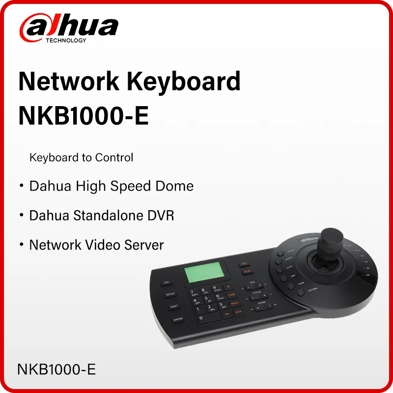 Dahua NKB1000-E Network Keyboard For Dahua High Speed Dome Standalone DVR Video Server PTZ Camera SmartPSS With RS485 RS242 USD
Dahua NKB1000-E Network Keyboard For Dahua High Speed Dome Standalone DVR Video Server PTZ Camera SmartPSS With RS485 RS242 USD