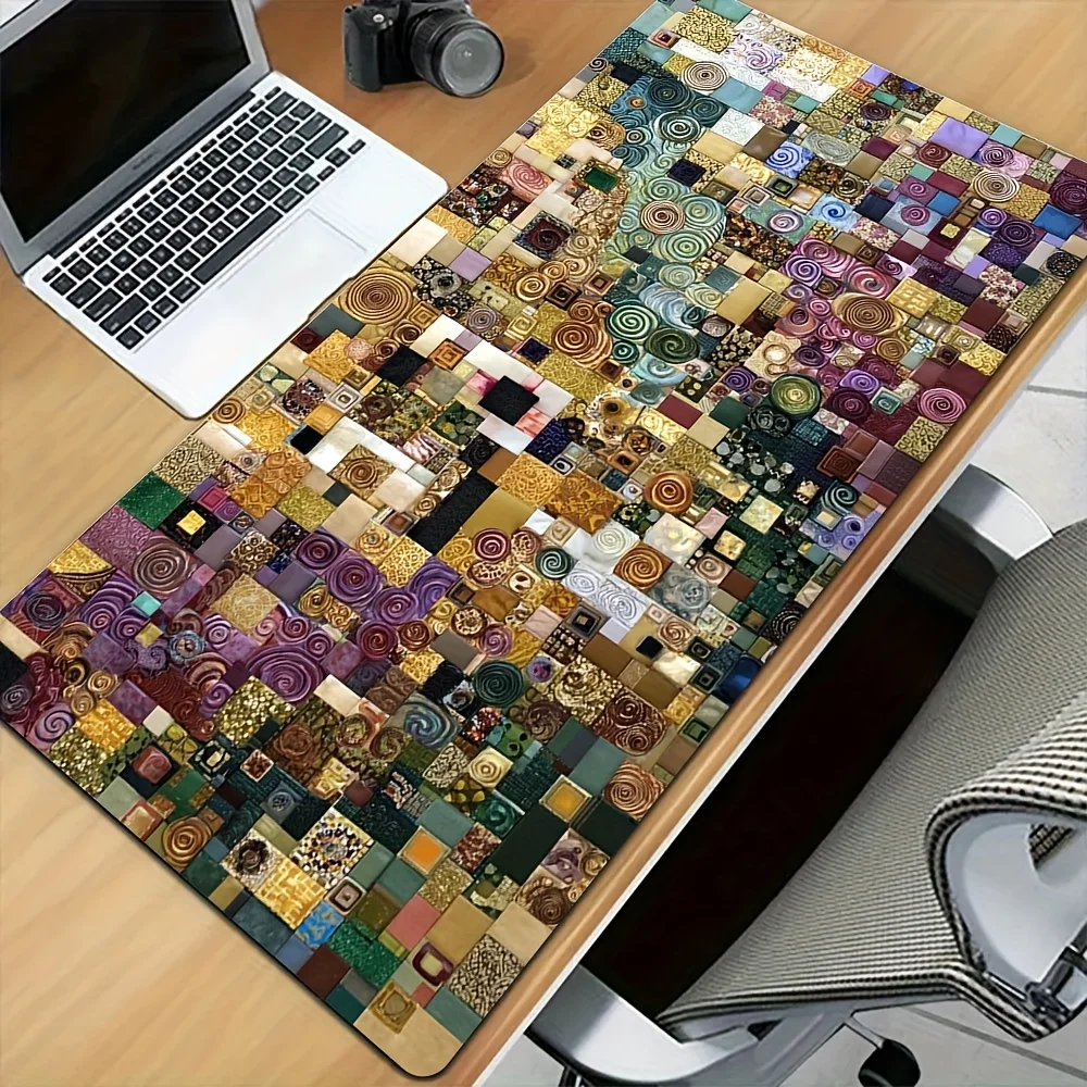 Boho Mosaic Patchwork Spiral Pattern Large Mouse Pad, Non-slip Gaming Desk Mat, Waterproof Keyboard Pad
Boho Mosaic Patchwork Spiral Pattern Large Mouse Pad, Non-slip Gaming Desk Mat, Waterproof Keyboard Pad