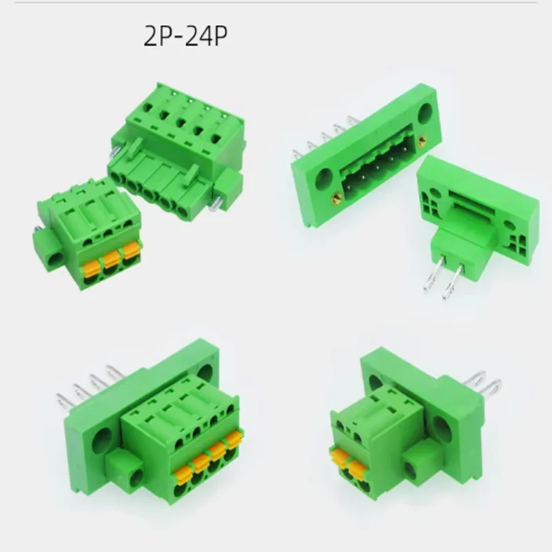 5sets wall fixed 2EDGAM-5.08mm plug-in terminal with 2EDGKDM spring plug complete set 2-24pin
5sets wall fixed 2EDGAM-5.08mm plug-in terminal with 2EDGKDM spring plug complete set 2-24pin