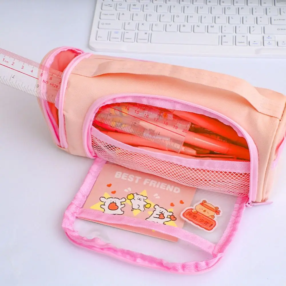Canvas Transparent Pencil Case Dirt Resistant Multi-functional Large Capacity Pencil Bag Korean Style Simple Zipper Pencil Case
Canvas Transparent Pencil Case Dirt Resistant Multi-functional Large Capacity Pencil Bag Korean Style Simple Zipper Pencil Case
