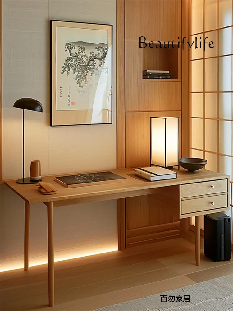 Nordic home all-solid wood desk Japanese style simple writing desk ash wood bedroom desk
Nordic home all-solid wood desk Japanese style simple writing desk ash wood bedroom desk